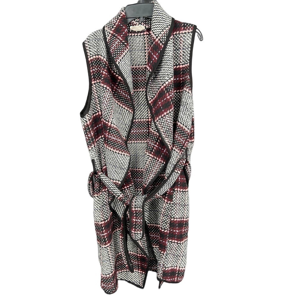 Etwo Cardigan Sleveleess‎ open front wome'ns size M
